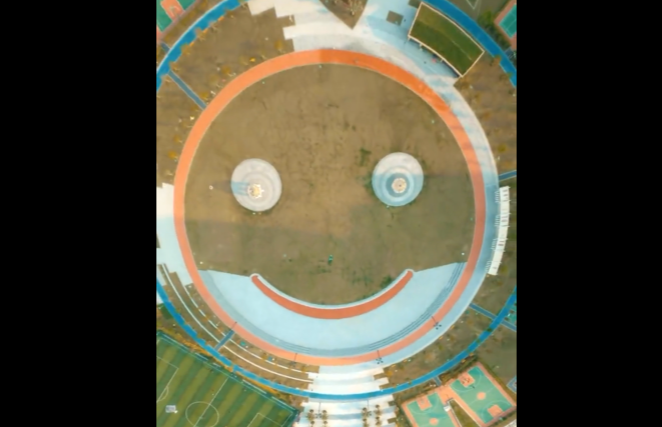 瞰珠海 | 太驚喜！橫琴巨型“笑臉”一笑傾城……